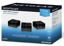 NETGEAR Nighthawk AX1800 Mesh Wi-Fi 6 System Advanced Whole Home Router MK63S picture