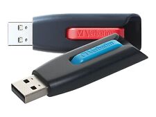 Verbatim 64GB Store 'n' Go V3 USB 3.0 Flash Drive - 2pk - Red, Blue (70899) picture