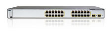 CISCO WS-C3750-24PS-S 24-Port 10/100 POE Layer 3 Switch ios-12.2-tar 3750-24PS-S picture