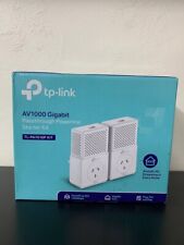 TP-Link TL-PA7010P 1000 Mbps Powerline Adapter KIT Front Outlet LAN Port picture