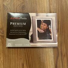 Jet Print PHOTO PAPER 4”x6”Premium Gloss Paper 1 Pack 25 Sheets picture