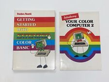 1984 Radio Shack Tandy Getting Started w/ Extended Color Basic for TRS-80 2 Book picture
