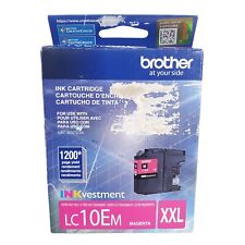 Brother LC10EM XXL Magenta Ink Cartridge Super High Yield EXP 10/2023 picture
