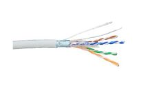 250 Feet CAT 6A Solid & Shielded (F/UTP) CMR Riser Bulk Ethernet Cable -White... picture