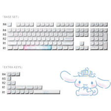 Cinnamoroll 20th Anniversary PBT Keycap OPI 127 Keys Sublimation For Keyboards picture
