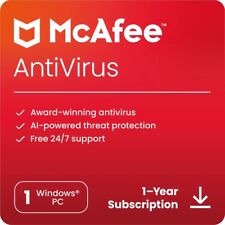 McAfee Antivirus 2024 - 1 PC GLOBAL Key - No CD picture