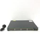 Cisco Catalyst WS-C2960S-48FPS-L 48-Port PoE+ 4 SFP Gigabit Switch w/RackEar,QTY picture