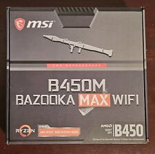 **LATEST BIOS** MSI B450M BAZOOKA MAX WiFi AMD Ryzen AM4 MicroATX Motherboard picture