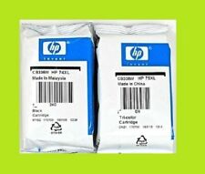 Set of 2 Genuine Original HP 74XL Black & HP 75XL Clr Inkjets Sealed Bags picture