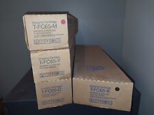 (Full Set) NEW OEM Toshiba T-FC65 CMKY Toner Cartridges - Sealed NIB &  picture