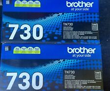 Brother TN-730 Black Toner Cartridge Genuine Original OEM TN730 - Brand New picture
