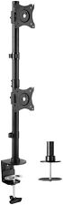 Vivo Dual Computer Monitor Desk Mount Stand Vertical for 2Screens Up to27'' picture