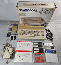Vintage Commodore 64C Computer Matching #'s w/Power Supply & Box C64 Untested picture