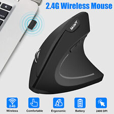 Ergonomic Optical Vertical Mouse 6 Keys USB Wireless Mice 2.4GHz 2400DPI for PC picture