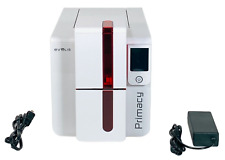 Evolis Primacy LCD Expert Single Sided Color ID Card Printer USB LAN w/ Adapter picture