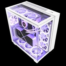 Brand New NZXT H9 Elite Premium RGB Dual-Chamber Mid-Tower ATX PC CASE - White picture
