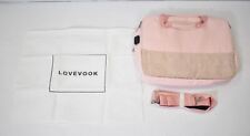 Lovevook Laptop Bag Briefcase w Shoulder Strap Pink Fit 15.6