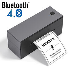 MUNBYN Bluetooth 4x6 Direct Thermal Shipping Label Printer for UPS USPS FedEx US picture