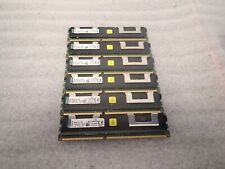 Lot of 6 Kingston KTH-PL310QLV/32G 32GB DDR3L 1066Mhz 8500 ECC Registered Memory picture