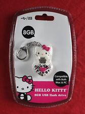 Hello Kitty 8GB USB Flash Drive - Sanrio - Keychain - Sakar - 2015 - NEW/SEALED picture