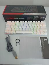 MOTOSPEED CK62 Gaming Keyboard Dual Mode Rainbow LED Wired USB for PC Lapt picture