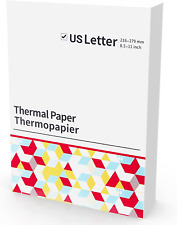 Thermal Printer Paper 8.5” x 11” US Letter Size Paper, Multipurpose Office Paper picture