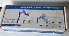 VIVO Black Single Monitor Arm Sit-Stand Desk Mount for One Screen up to 32