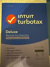 TurboTax Deluxe 2023 Federal *NO STATE* Windows/Mac CD Sealed 5 Users picture