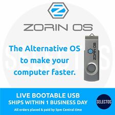 Zorin 16.2 Core Lite Editions 1 Multiboot 16gb USB Ships Free Within 1 Biz Day picture