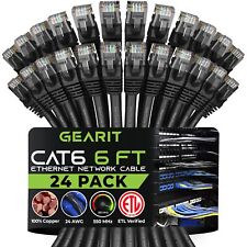 Cat 6 Ethernet Cable 6 ft (24-Pack) - Cat6 Patch Cable, Cat 6 Patch Cable, Ca... picture