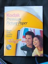 New Sealed Kodak Premium Inkjet Picture Paper Heavy Weight Satin 8 1/2