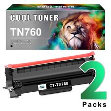 2x TN760 Toner Cartridge For Brother MFC-L2710DW HL-L2395DW DCP-L2550DW Toner HY picture