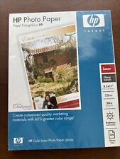HP Laser Glossy Photo Paper - 8.5 x 11 - 100 sheets - New 58 lb. picture