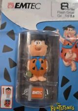New EMTEC Fred FLINTSTONES  COLLECTIBLE  USB 2.0 Flash Drive 8GB Factory Sealed picture