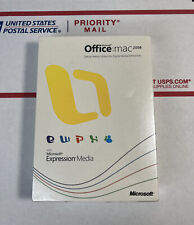 MICROSOFT OFFICE MAC 2008 with Expression Media - NEW/ SEALED - SAME DAY SHIP picture
