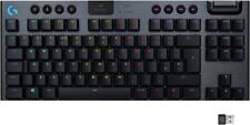 Logitech G915 TKL Lightspeed Wireless RGB Mechanical Gaming Keyboard (Carbon, picture