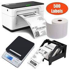 MUNBYN 4x6 Thermal Shipping Label Printer/500 Labels /Label Holder /Postal Scale picture