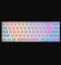 Clix’s Cotton Candy Pink Keyboard - Speed Silver Switches - 60% - 1/500 - NEW picture