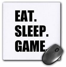 3dRose Eat Sleep Game - fun gifts for gamers - black text - video pro-gamer Mous picture