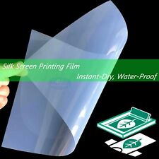 11x17，100 sheets，Waterproof Inkjet Instant-Dry Transparency Film Screen Printing picture