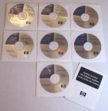 HP Pavilion home pc system recovery WinXP home edition 7 CD disc set 2001 picture