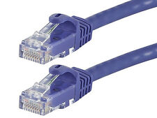 7FT FLEXboot 24AWG Cat6 550MHz Ethernet Bare Copper Network Cable Purple 9852 picture