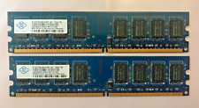 4GB - 2x 2GB Nanya Desktop Memory RAM NT2GT64U8HD0BY-AD picture