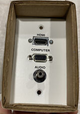 New Wall Plate / Steel / HDMI, Computer VGA, Audio 3.5mm picture