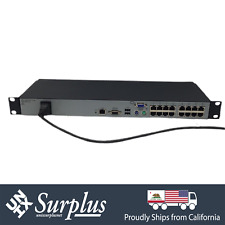 16 Port Avocent Autoview AV3016-001 Digital KVM Switch Single PSU with Rack Ears picture