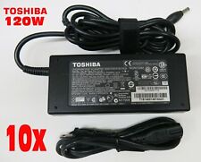 Lot of 10 Genuine Toshiba 120W 6.32A 19V AC Adapter PA5083U-1ACA or Compatible  picture