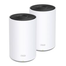 TP-Link Tri-Band Wi-Fi 6 Mesh Router System  Deco W7200 (2-Pack) Refurbished picture