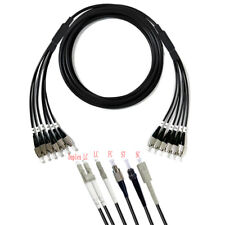 1M~30M 6 Fibers LC/FC/SC/ST Outdoor TPU MM OM3 Armored Fiber Optic Patch Cable picture