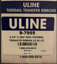 Desktop Thermal Transfer Ribbons - Wax, 4.33