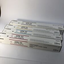 Lot of 4 - Canon GPR-53 Toner Cartridges CMYK for imageRUNNER ADVANCE picture